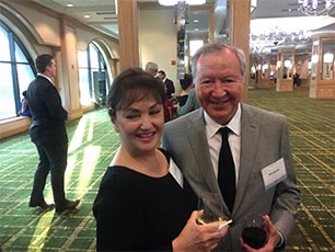 Bob Spohrer and his wife at the Equal Justice Awards